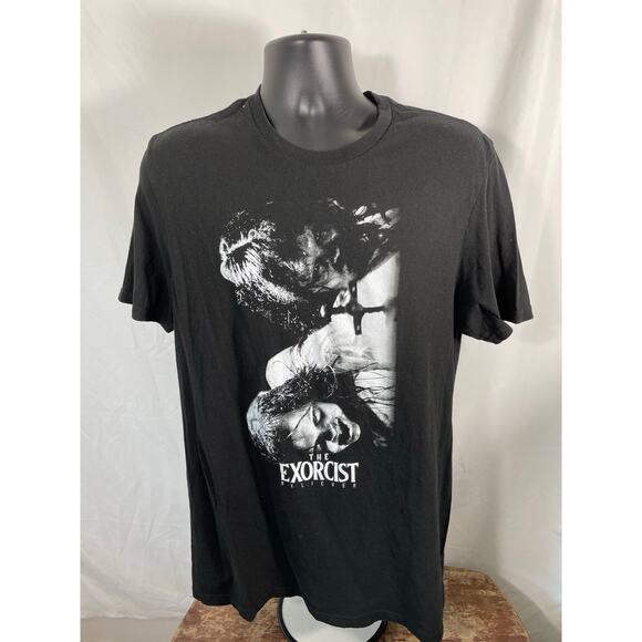 The Exorcist Believer Black Graphic Tee Size Large - Picture 1 of 6